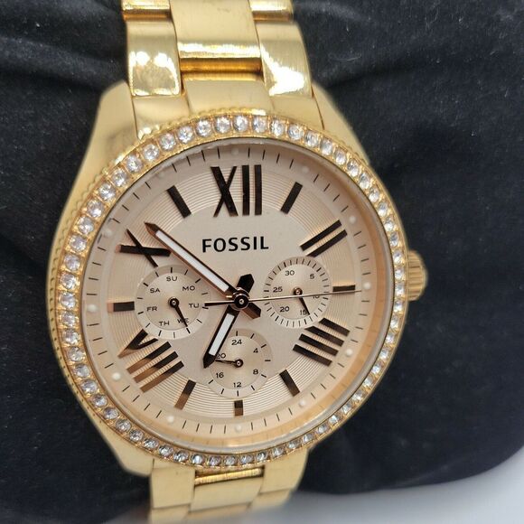 Fossil Cecile AM4483 Womens Stainless Steel Analog Dial Quartz Wrist Watch DE317 - Picture 3 of 10